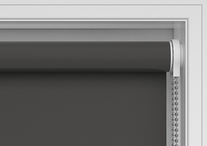 Oceana (Blackout), Slate Grey - Twist&Fit Roller Blind - Image 10